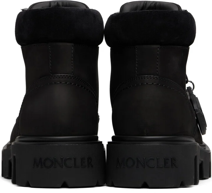 Moncler Black Peak City Ankle Boots - Image 2