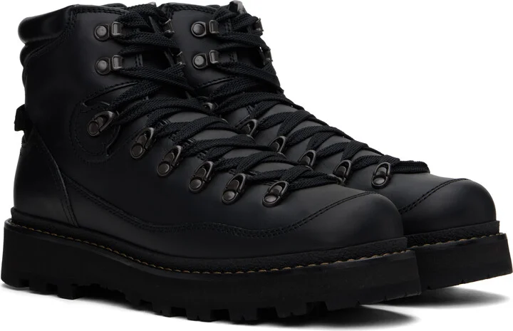 Moncler Black Peka Trek Hiking Boots - Image 4