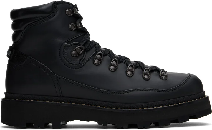 Moncler Black Peka Trek Hiking Boots