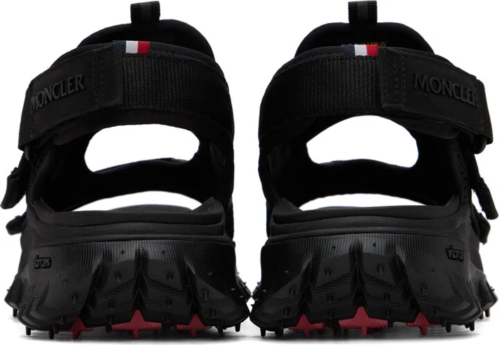 Moncler Black Platform Sandals - Image 2