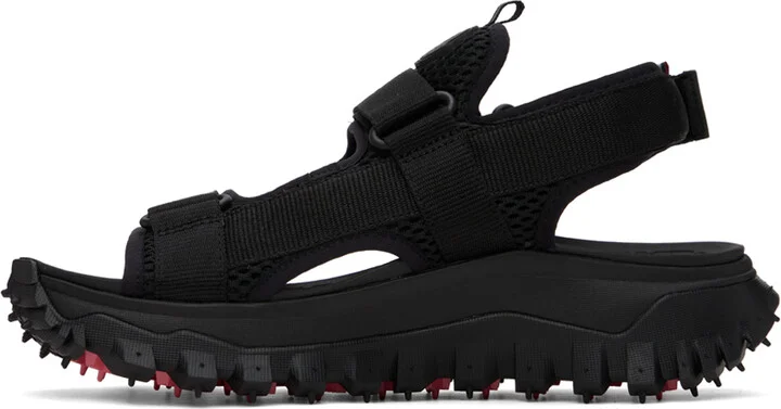 Moncler Black Platform Sandals - Image 3