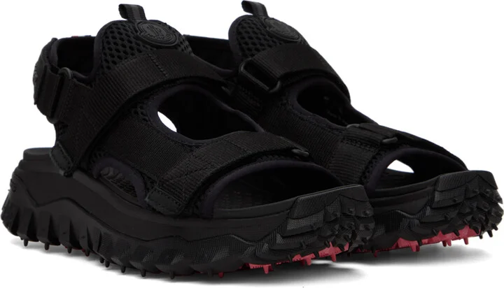 Moncler Black Platform Sandals - Image 4