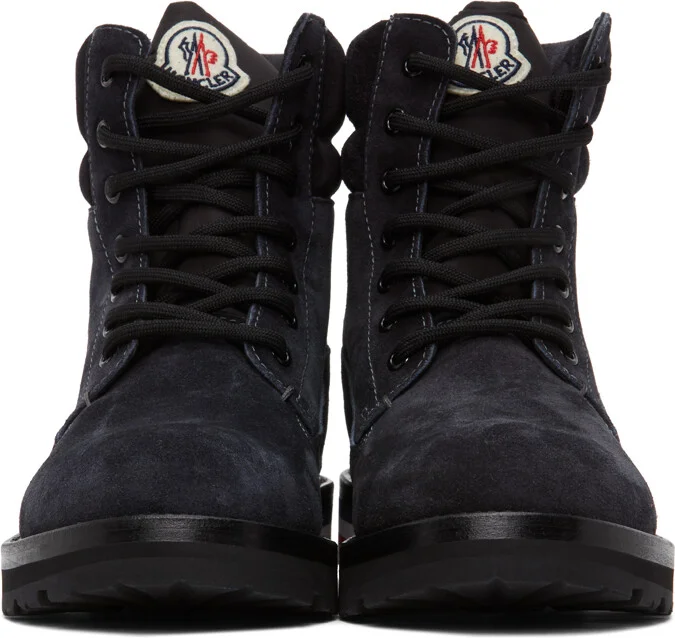 Moncler Black Suede Vancouver Boots - Image 2