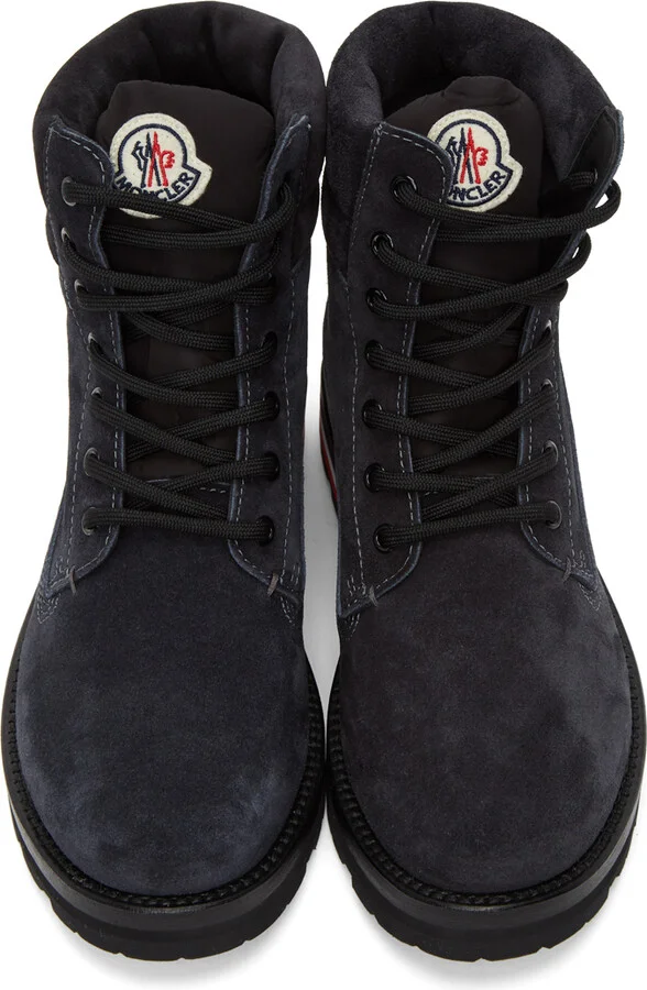 Moncler Black Suede Vancouver Boots - Image 5