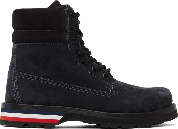 Moncler Black Suede Vancouver Boots