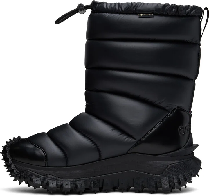 Moncler Black Trailgrip Après High Boots - Image 3