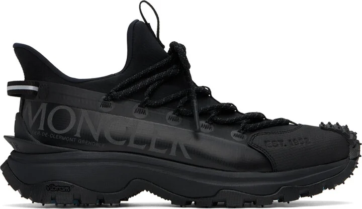 Moncler Black Trailgrip Lite 2 Sneakers