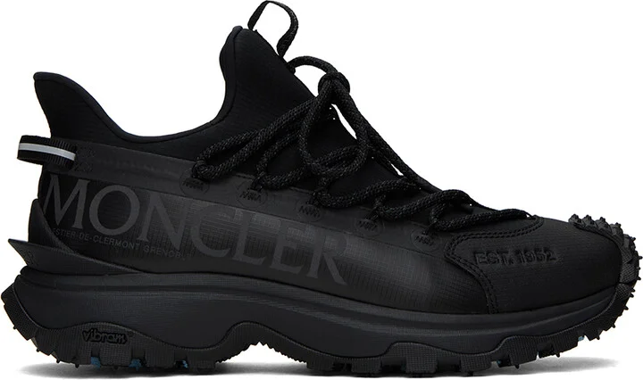 Moncler Black Trailgrip Lite2 Sneakers