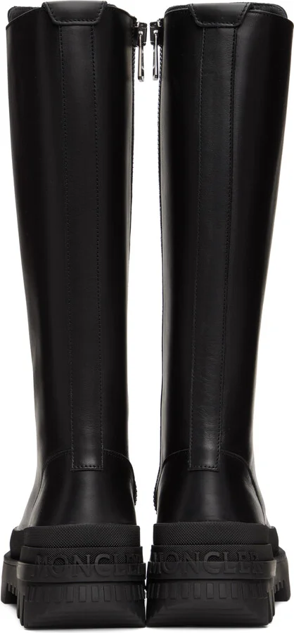 Moncler Black Vail Tall Boots - Image 2