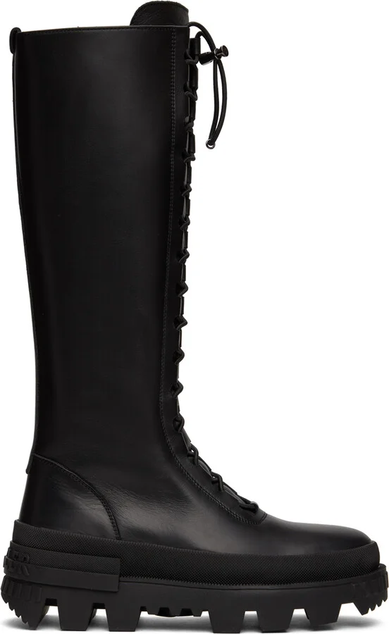 Moncler Black Vail Tall Boots