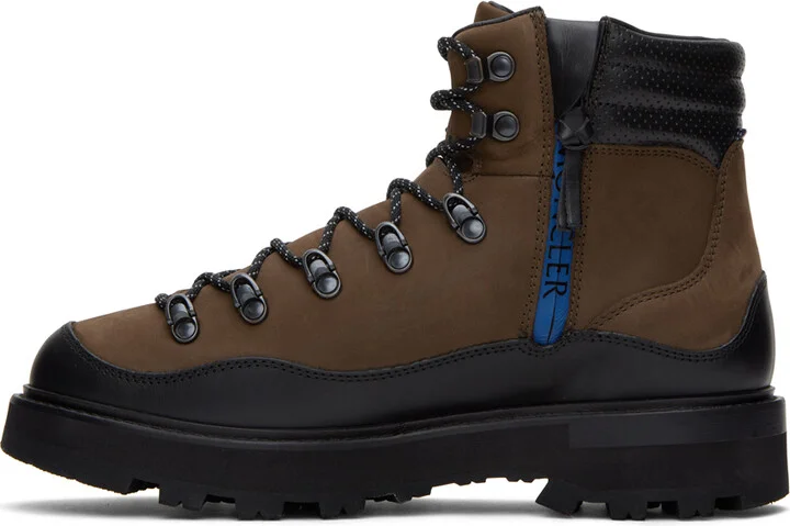 Moncler Brown & Black Peka Trek Hiking Boots - Image 3