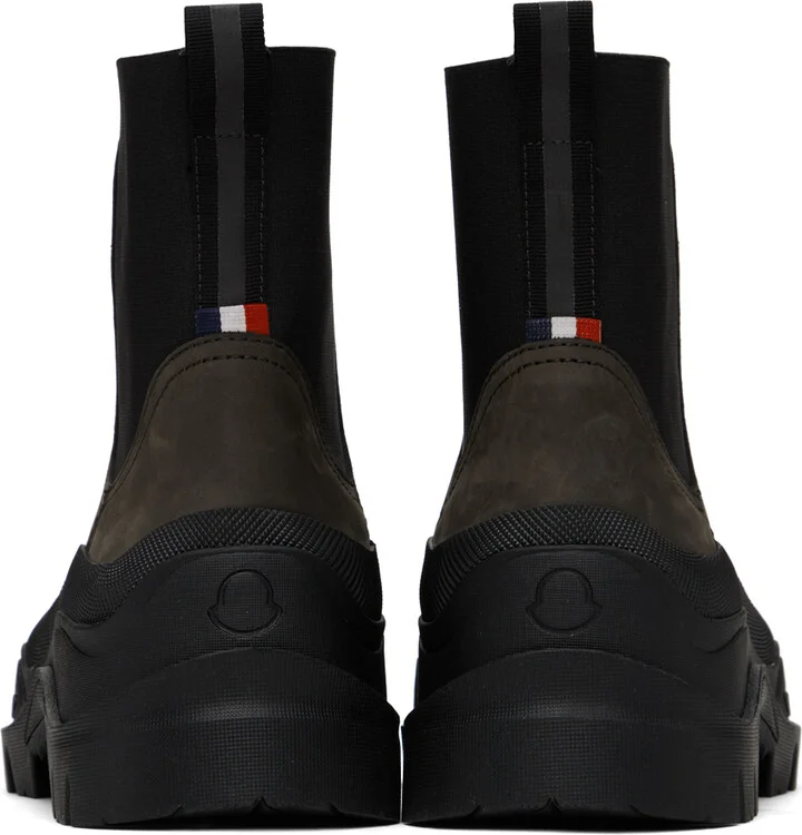 Moncler Brown Larue Chelsea Boots - Image 2