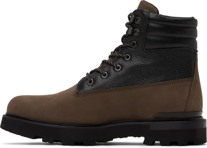 Moncler Brown Peka Boots - Image 3