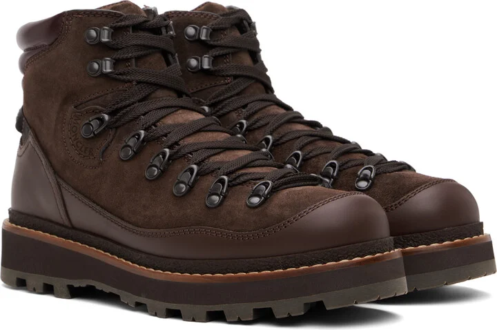 Moncler Brown Peka Trek Boots - Image 4
