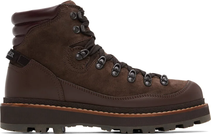 Moncler Brown Peka Trek Boots