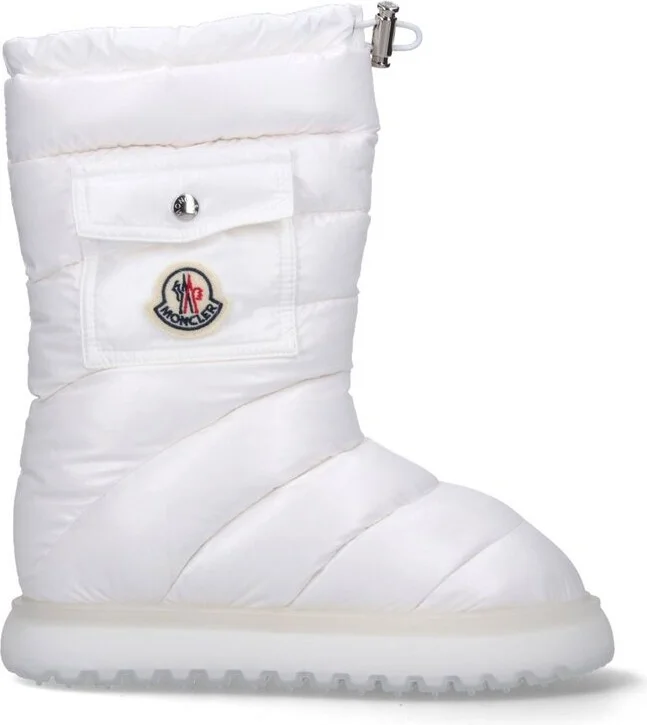 Moncler Gaia Logo Patch Padded Snow Boots