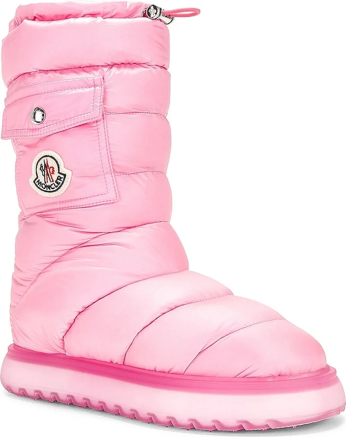 Moncler Gaia Pocket Mid Snow Boot in Pink - Image 2