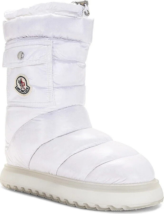 Moncler Gaia Pocket Mid Snow Boot in White - Image 2