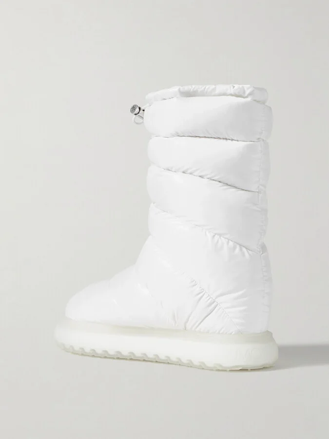Moncler - Gaia Quilted Shell Boots - White - Image 3