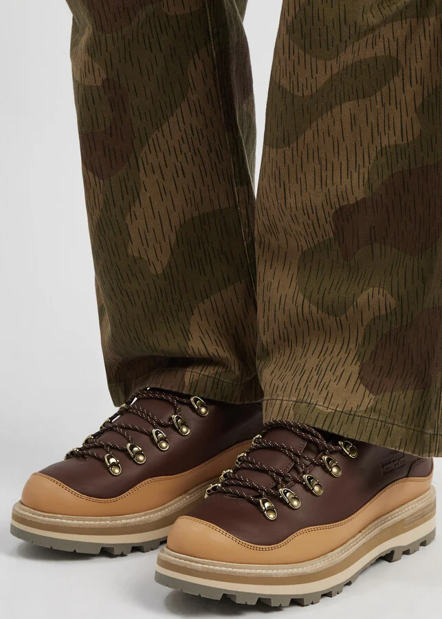 Moncler Genius 8 Moncler Palm Angels Peka 305 Leather Derby Shoes - Image 5