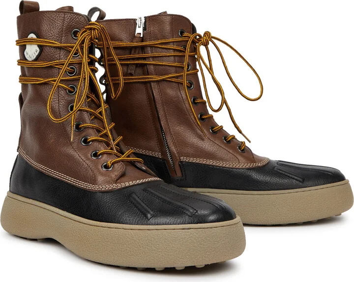 Moncler Genius 8 Moncler Palm Angels X Tod's Leather Ankle Boots - Image 2