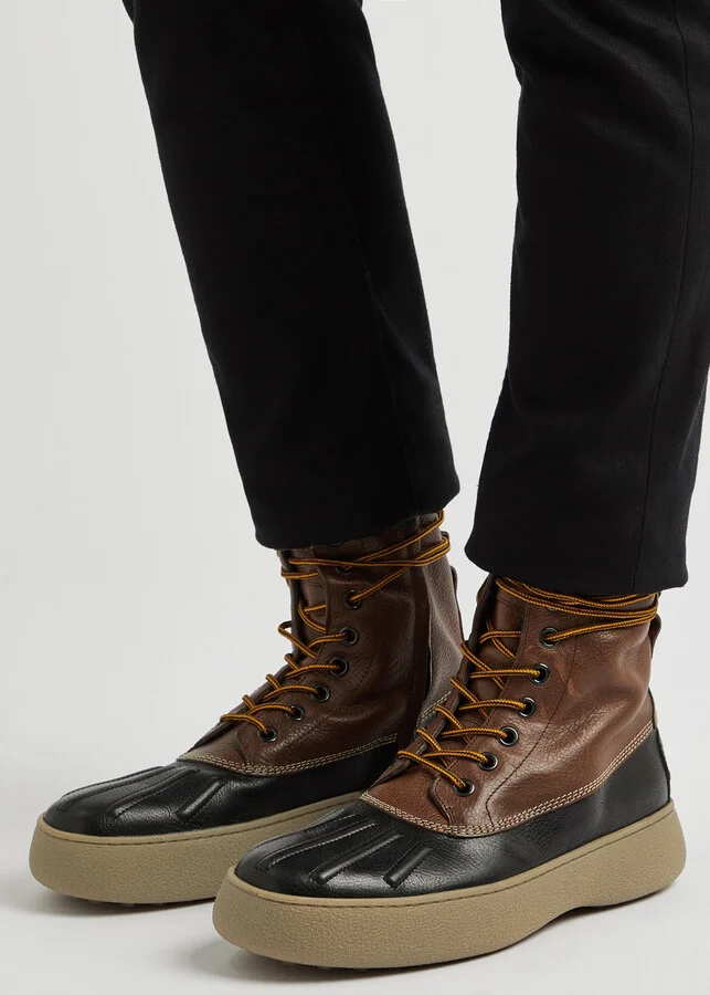 Moncler Genius 8 Moncler Palm Angels X Tod's Leather Ankle Boots - Image 5
