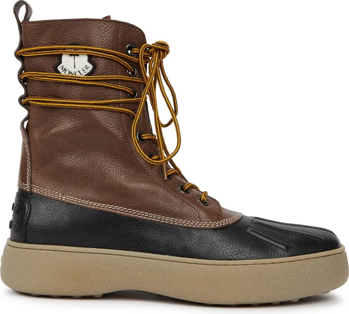 Moncler Genius 8 Moncler Palm Angels X Tod's Leather Ankle Boots