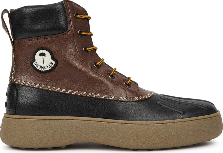 Moncler Genius 8 Moncler Palm Angels X Tod's Leather Ankle Boots