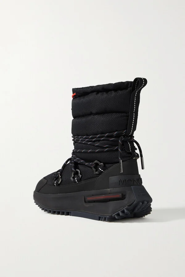 Moncler Genius - + Adidas Originals Rubber-trimmed Gore-tex Snow Boots - Black - Image 3