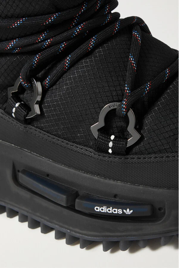 Moncler Genius - + Adidas Originals Rubber-trimmed Gore-tex Snow Boots - Black - Image 4
