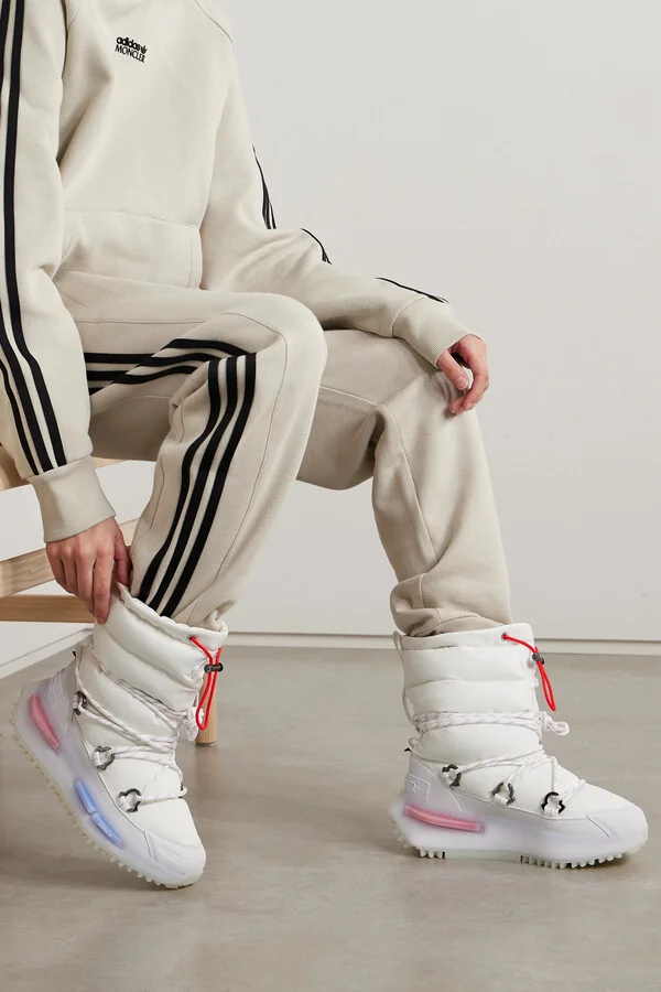 Moncler Genius - + Adidas Originals Rubber-trimmed Gore-tex Snow Boots - White - Image 2