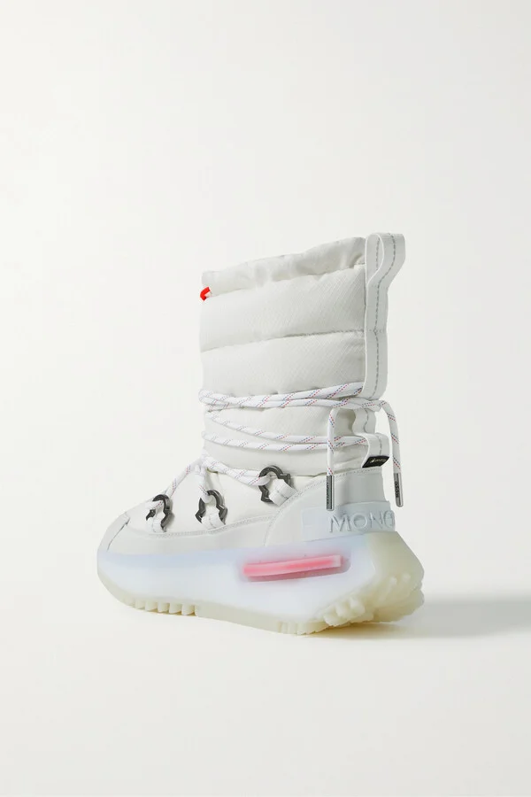 Moncler Genius - + Adidas Originals Rubber-trimmed Gore-tex Snow Boots - White - Image 3