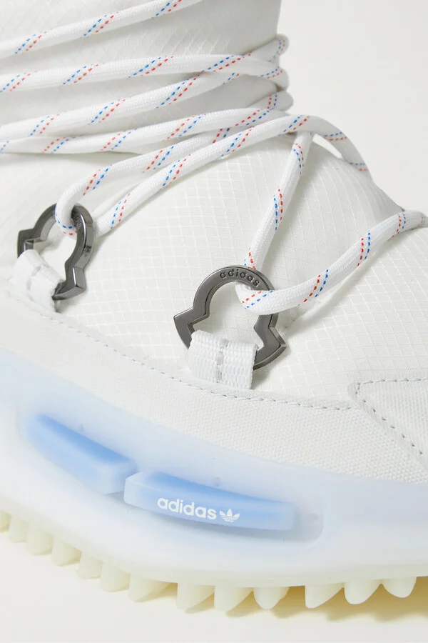 Moncler Genius - + Adidas Originals Rubber-trimmed Gore-tex Snow Boots - White - Image 4