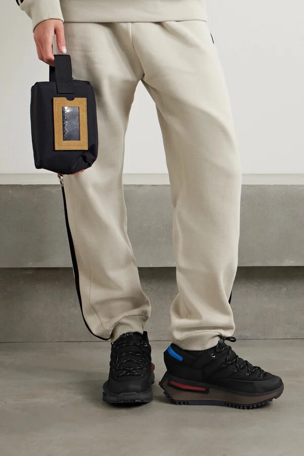 Moncler Genius - + Adidas Originals Rubber-trimmed Padded Ripstop Sneakers - Black - Image 2
