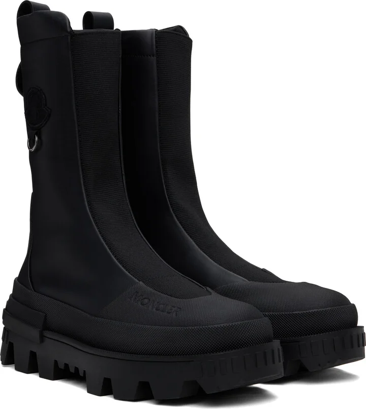 Moncler Genius Moncler x Willow Smith Black Salix Boots - Image 4