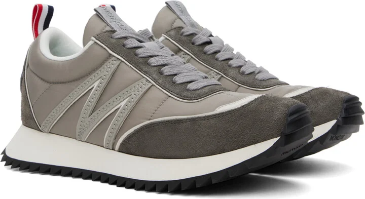 Moncler Gray Pacey Sneakers - Image 4