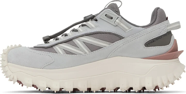 Moncler Gray Trailgrip Sneakers - Image 3