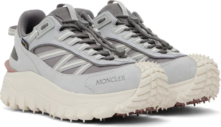 Moncler Gray Trailgrip Sneakers - Image 4