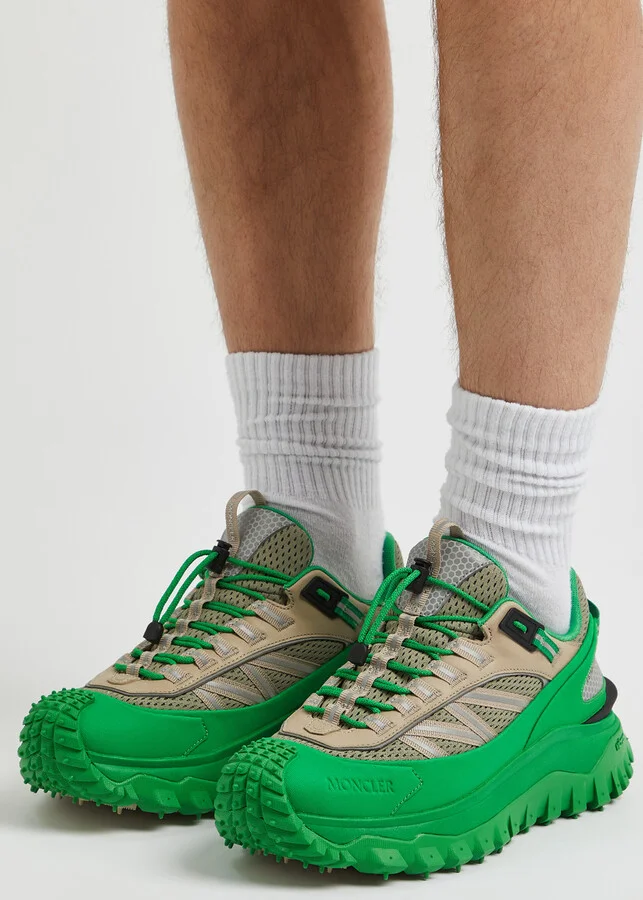 Moncler Grenoble Trailgrip Panelled Canvas Sneakers - Image 5