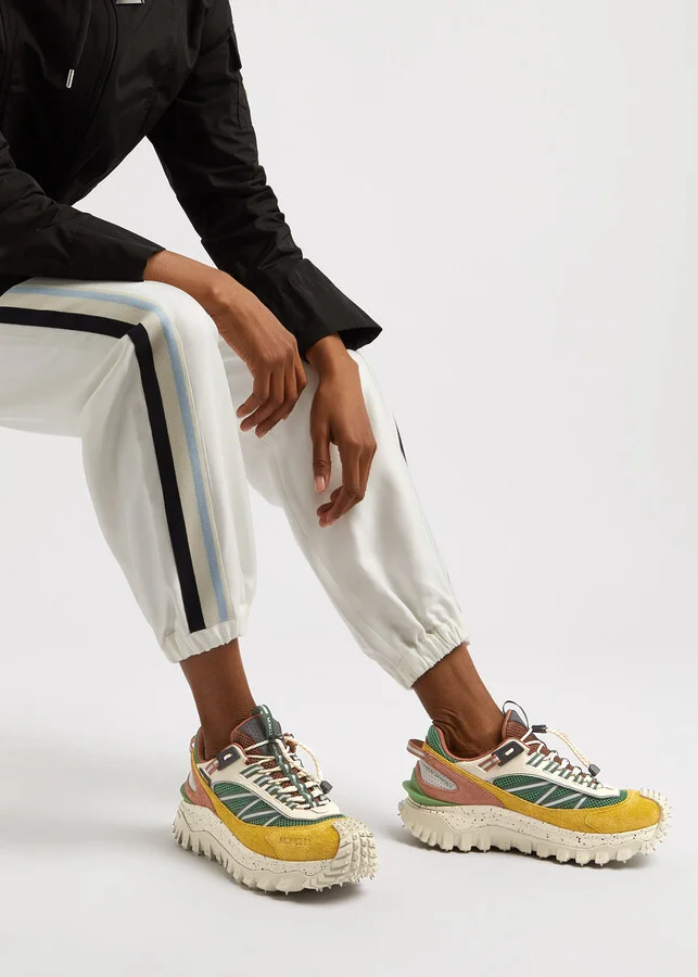Moncler Grenoble Trailgrip Panelled Mesh Sneakers - Image 5