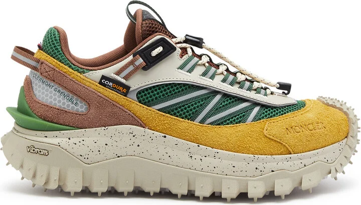 Moncler Grenoble Trailgrip Panelled Mesh Sneakers