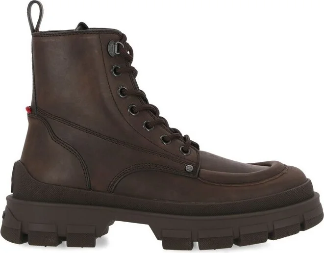 Moncler Hevea City Lace-Up Boots
