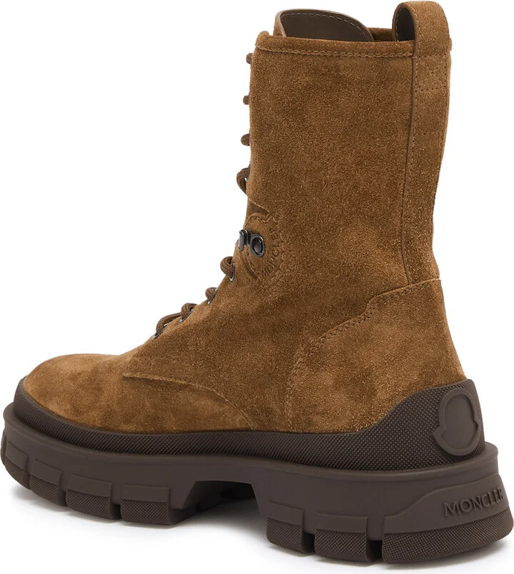 Moncler Hevea Panelled Suede Ankle Boots - Image 2