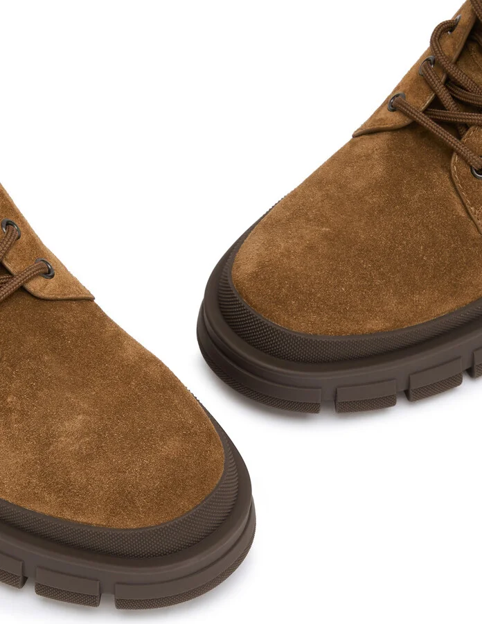 Moncler Hevea Panelled Suede Ankle Boots - Image 3