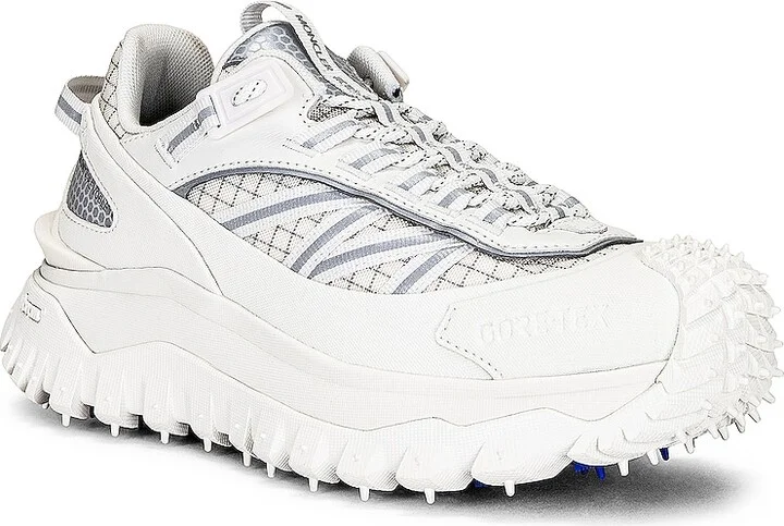 Moncler Ibex Low Top Sneaker in Ivory - Image 2