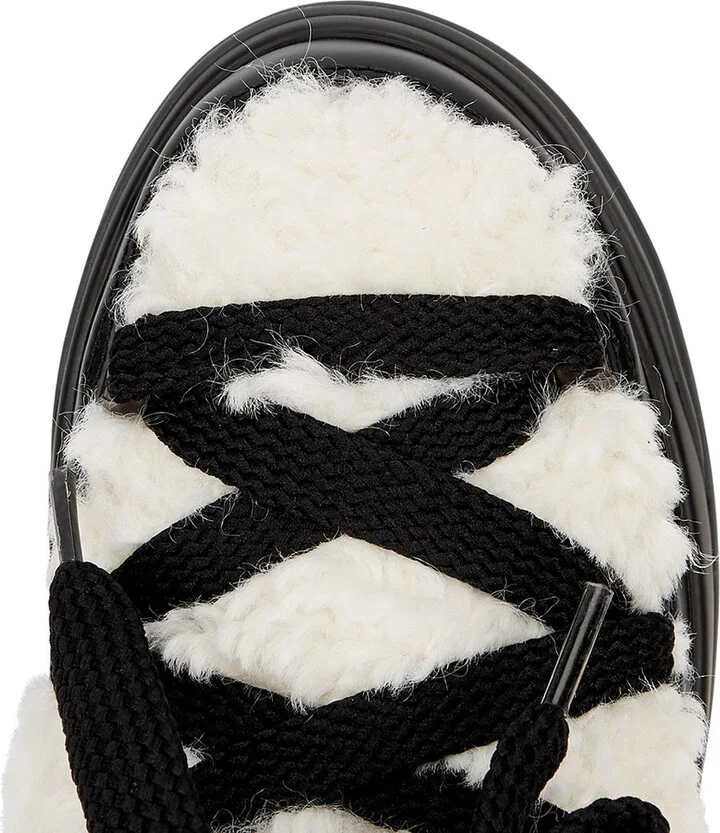 Moncler Insolux Cream Fleece Snow Boots - Image 4