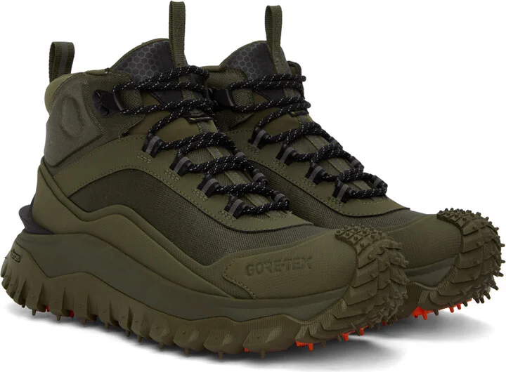 Moncler Khaki Trailgrip GTX Sneakers - Image 4