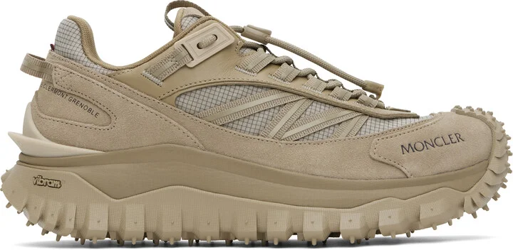 Moncler Khaki Trailgrip Low Top Sneakers