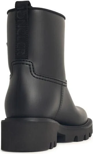 Moncler 'Kickstream' Black Pvc Rain Boots - Image 3