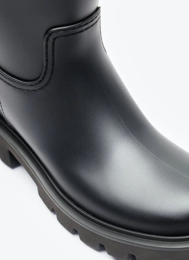 Moncler Kickstream High Rain Boots - Woman Boots Black Eu - 40 - Image 2